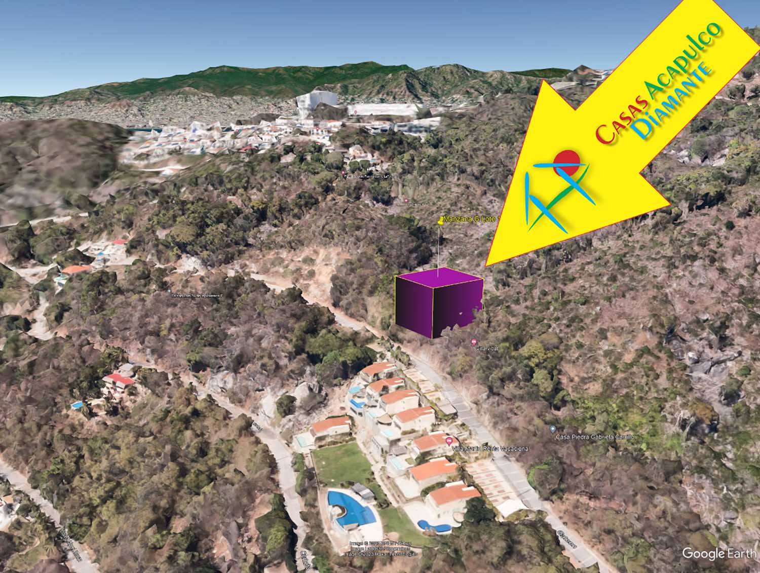 Terreno Brisas del Marqués Manzana G Lote 14 - Ubicación satelital y entorno 6